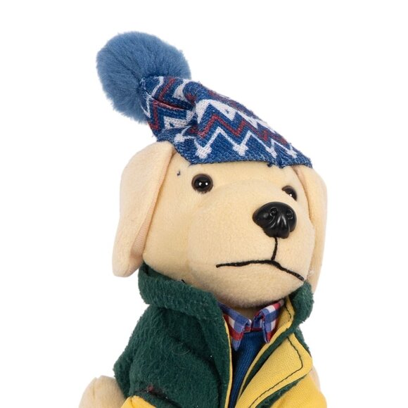 Raising Canes Home Alone Plush Kevin Dog 10" Green Fleece Vest Pom Hat Stuffed - Picture 2 of 5